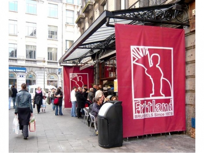 Fritland friterie - Bourse et Grand-place de Bruxelles