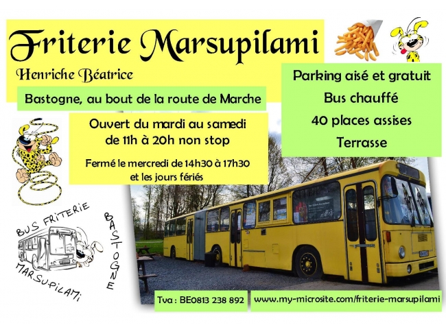 Bus - Friterie Marsupilami