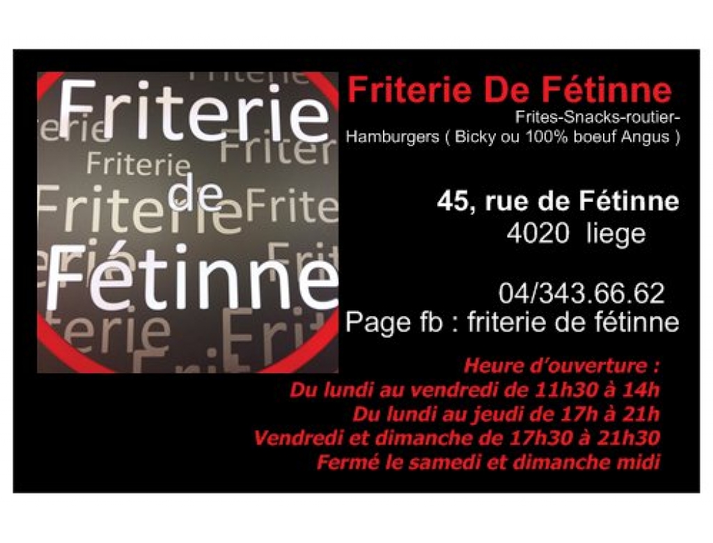 Friterie de fetinne