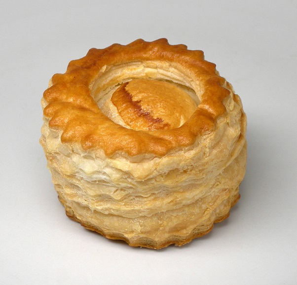 Vol- au-vent aux blancs de poulet avec frites